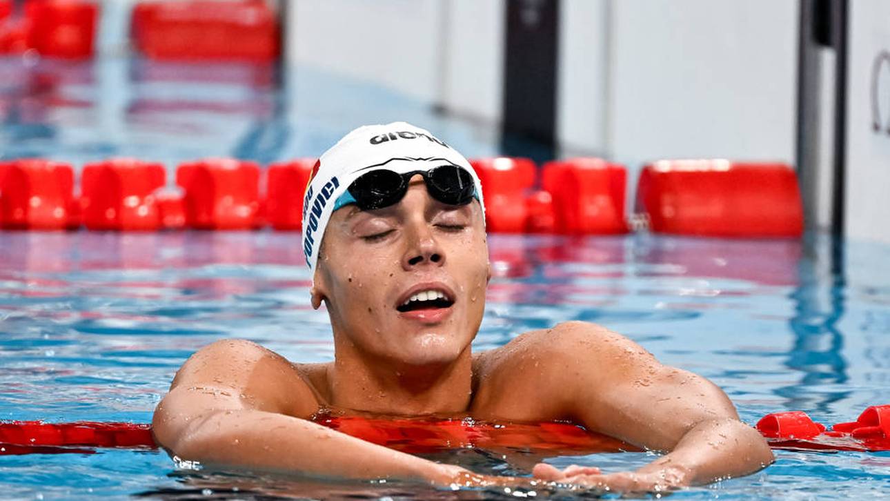 David Popovici gewann über 200 Meter Freistil Gold in Paris