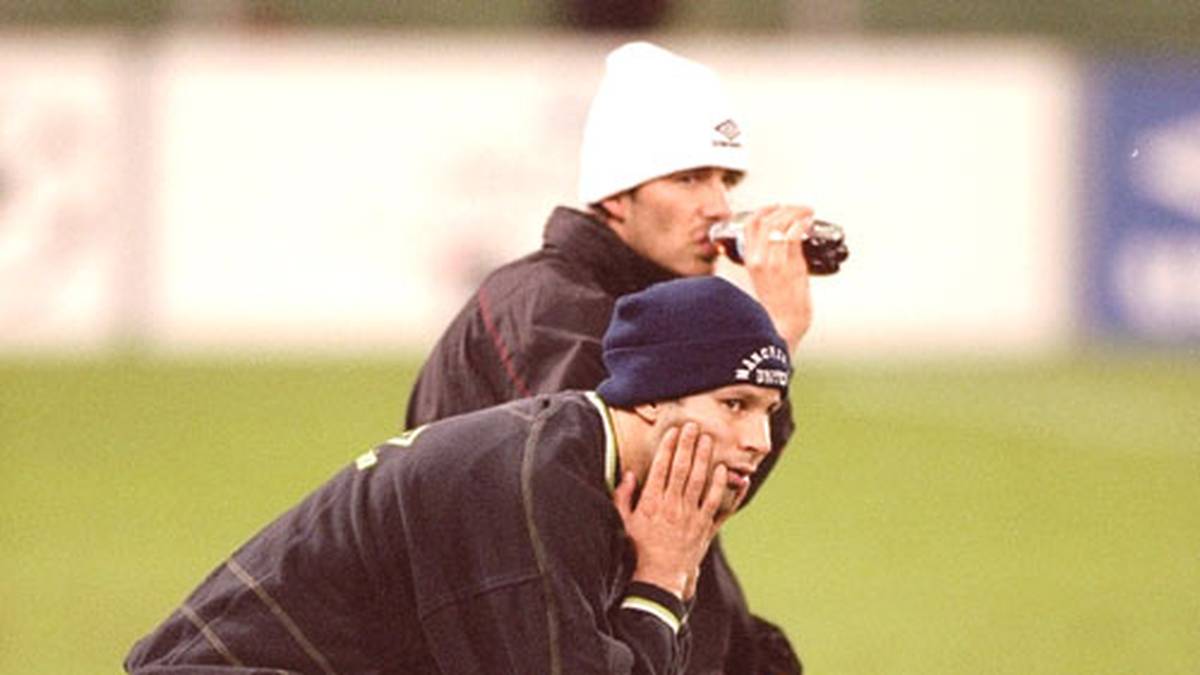 1999 wird das große Jahr von Giggs und David Beckham