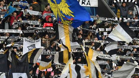 Die Fankurve in Udine wird für zwei Spiele geschlossen