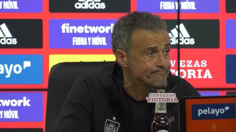 Spanien hat sich mit dem 1:0-Sieg in Portugal das letzte Ticket für das Final-Four-Turnier der Nations League gesichert. Luis Enrique zeigt sich nach dem Sieg seiner Mannschaft in Braga optimistisch.
