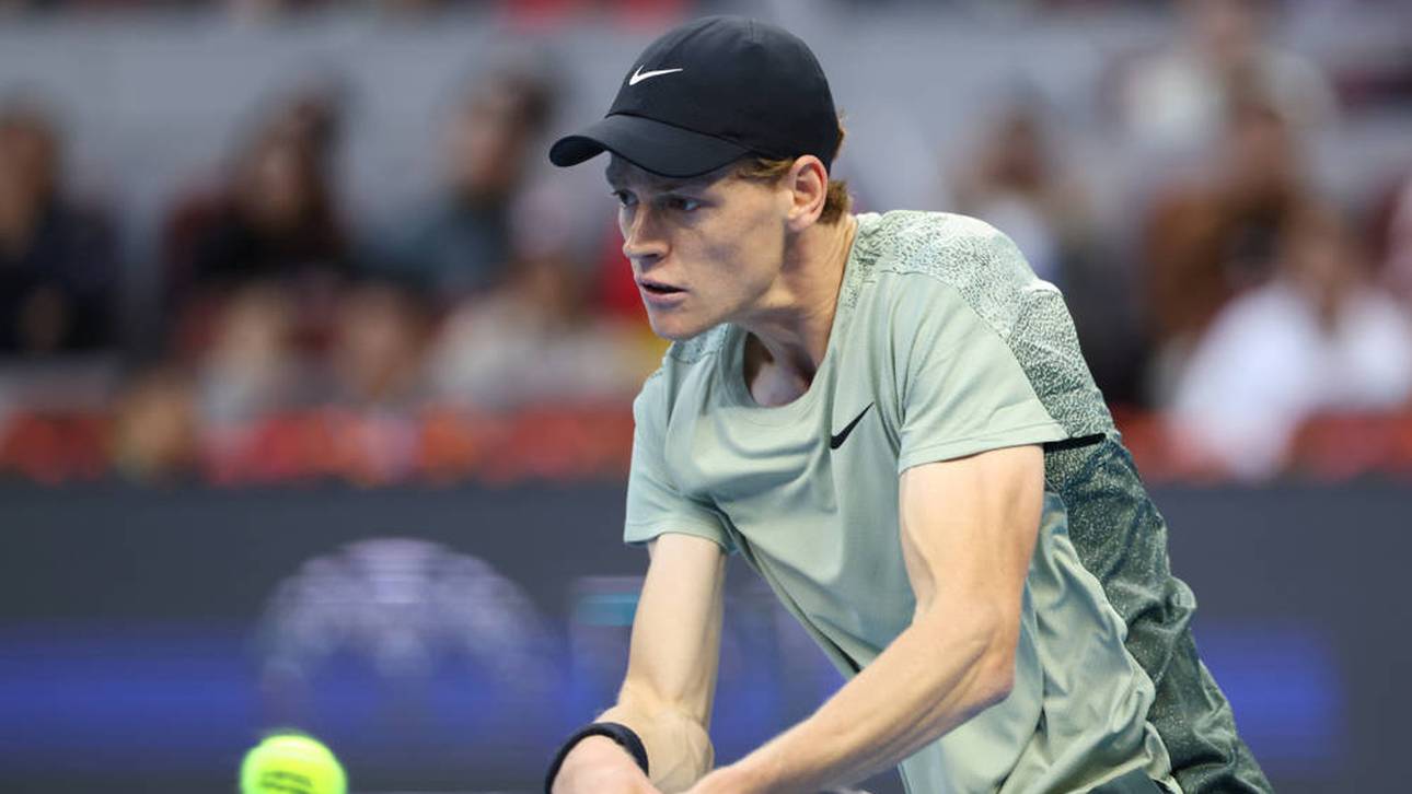 Jannik Sinner beim verlorenen Finale der China Open am 2. Oktober
