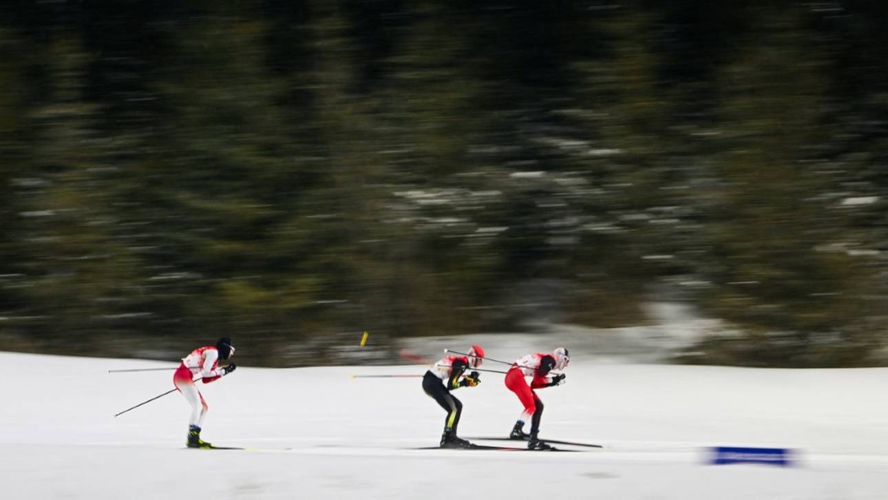 Podestplatz für Kombiniererin