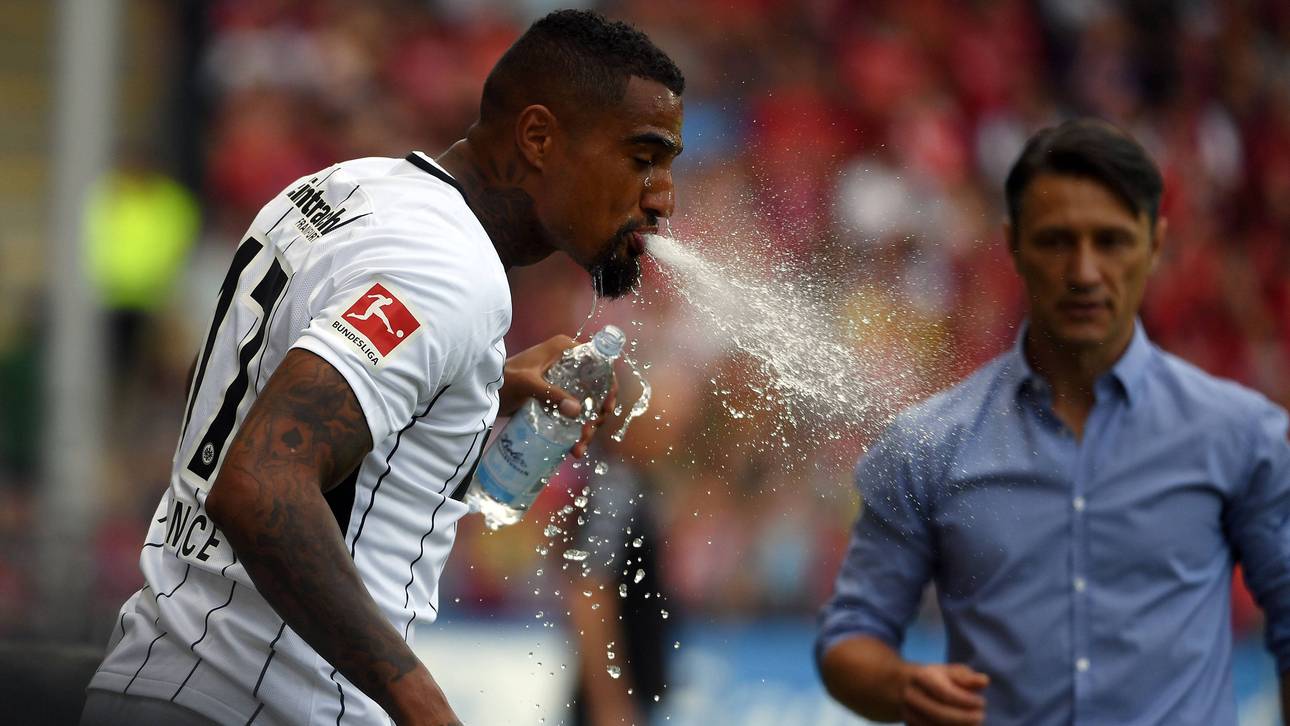 Kevin-Prince Boateng und Niko Kovac wurden mit Eintracht Frankfurt Pokalsieger