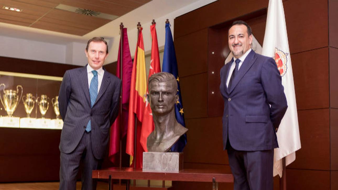 Die neue Büste von Cristiano Ronaldo wird in Madrid vorgestellt