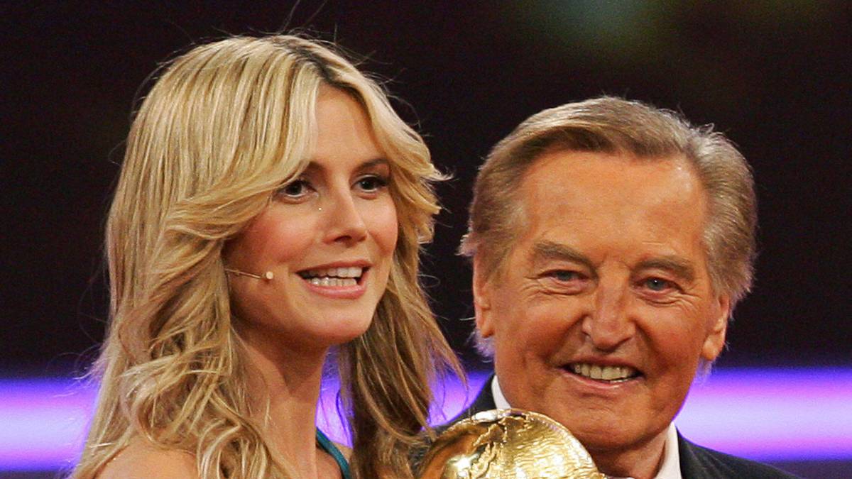 Der WM-Titel blieb ihm verwehrt. Unter "MV", hier mit Heidi Klum, fand die WM 2006 im eigenen Land statt, den Titel nahmen die Italiener mit über die Alpen