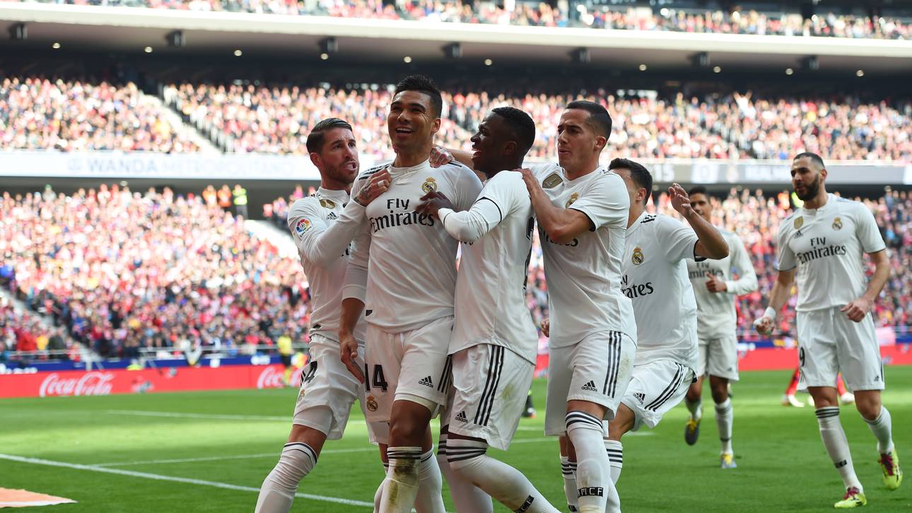 Ramos frotzelt Richtung Griezmann