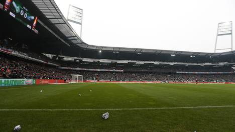 Das Weserstadion beim Spiel von Werder Bremen v Hamburger SV - Bundesliga