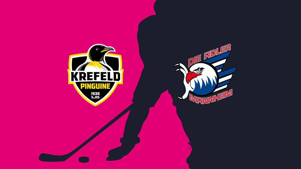 Krefeld Pinguine - Adler Mannheim: Tore und Highlights | PENNY DEL