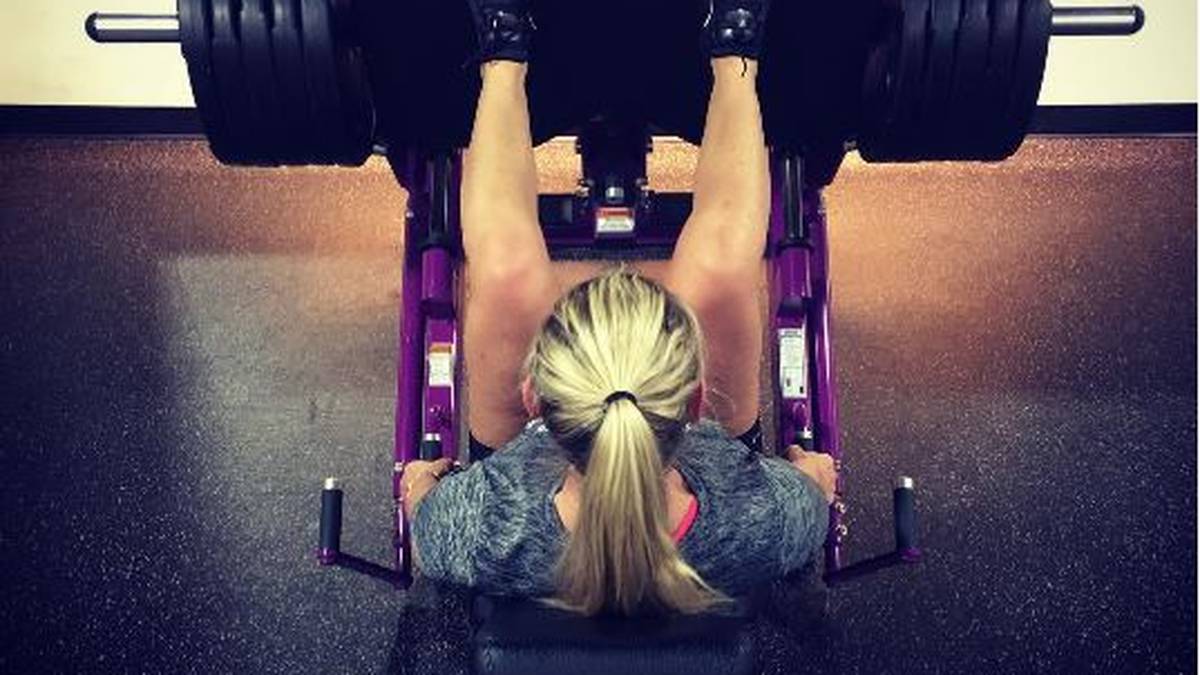 Auch in Sachen Workout lässt sich Vonn nicht lumpen. Hier ist bei der Amerikanerin Beinarbeit alles.