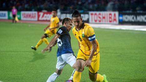 Faiq Bolkiah im Trikot der Nationalmannschaft von Brunei 