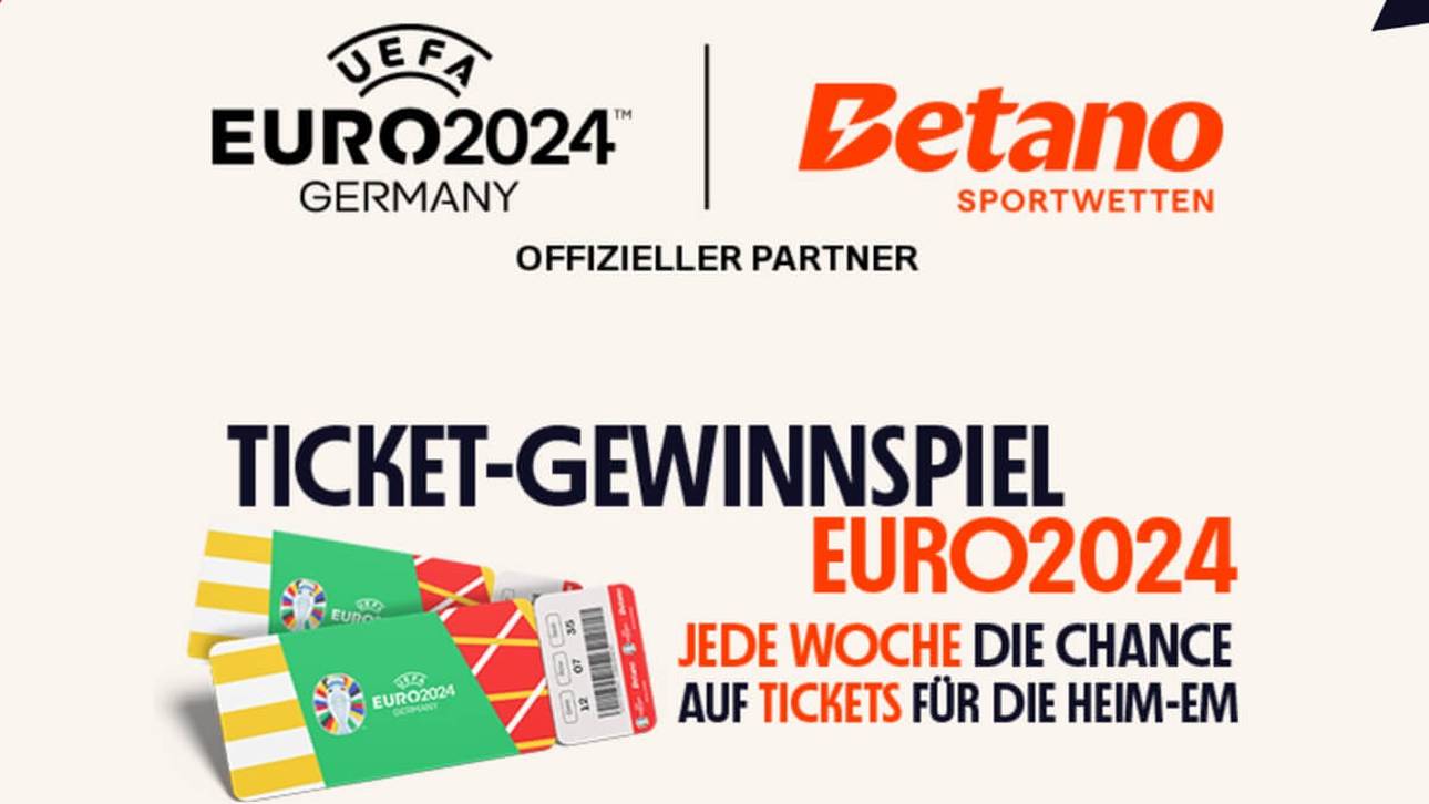 Betano EM Tickets gewinnen