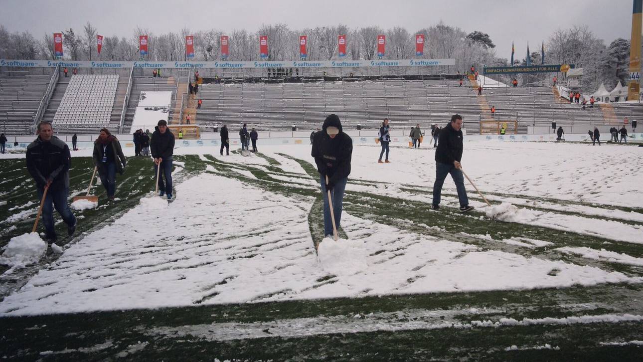 Darmstadt trotzt Schnee-Chaos