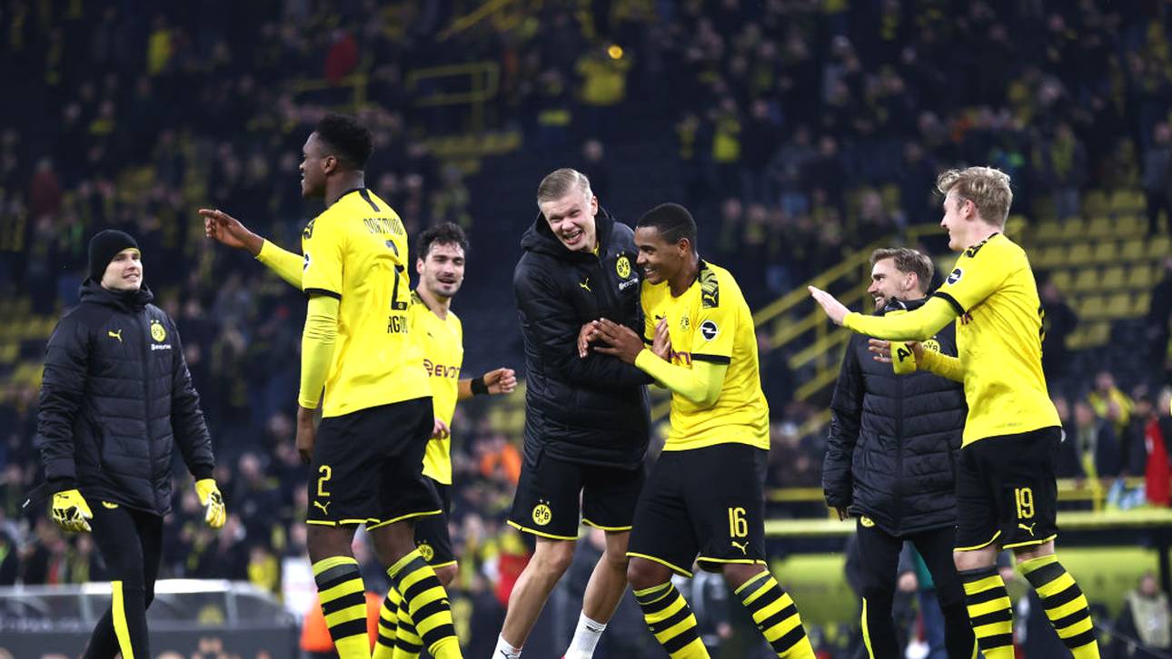 Haaland und der BVB im Rausch