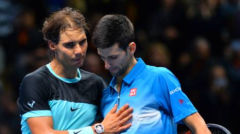 Rafael Nadal (l.) trifft im Viertelfinale von Rom auf Novak Djokovic (r.)
