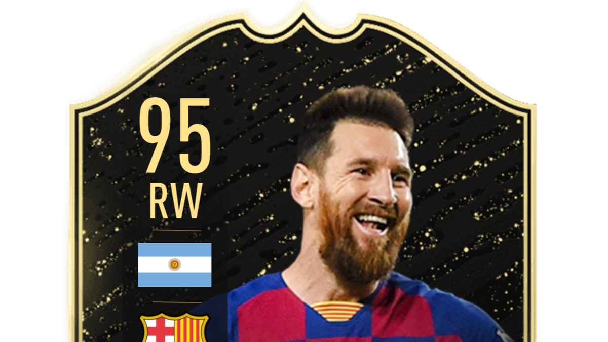 Lionel Messi (FC Barcelona), Rechter Flügel: 95 (+1)