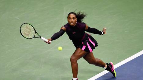 Serena Williams wurde bei den US Open erstmals richtig gefordert