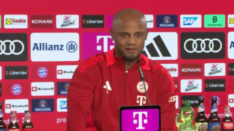 Vincent Kompany schwärmt auf der Pressekonferenz über die Professionalität eines Bayern-Stars.