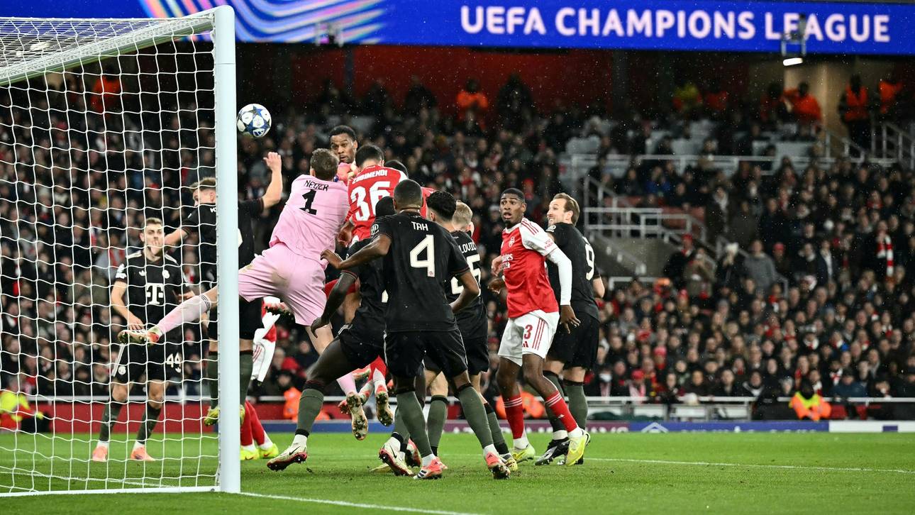 Manuel Neuer und die Szene beim 0:1 durch Jurrien Timber