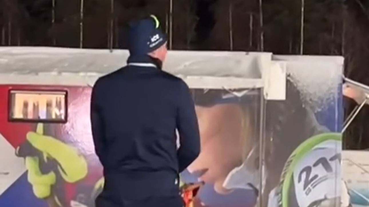 Pinkel-Panne von Biathlon-Star