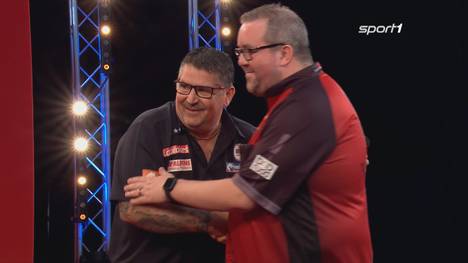 Gary Anderson ist gegen Stephen Bunting bereits mit 0:4 im Rückstand. Dann startet "The flying Scotsman" die große Aufholjagd. 