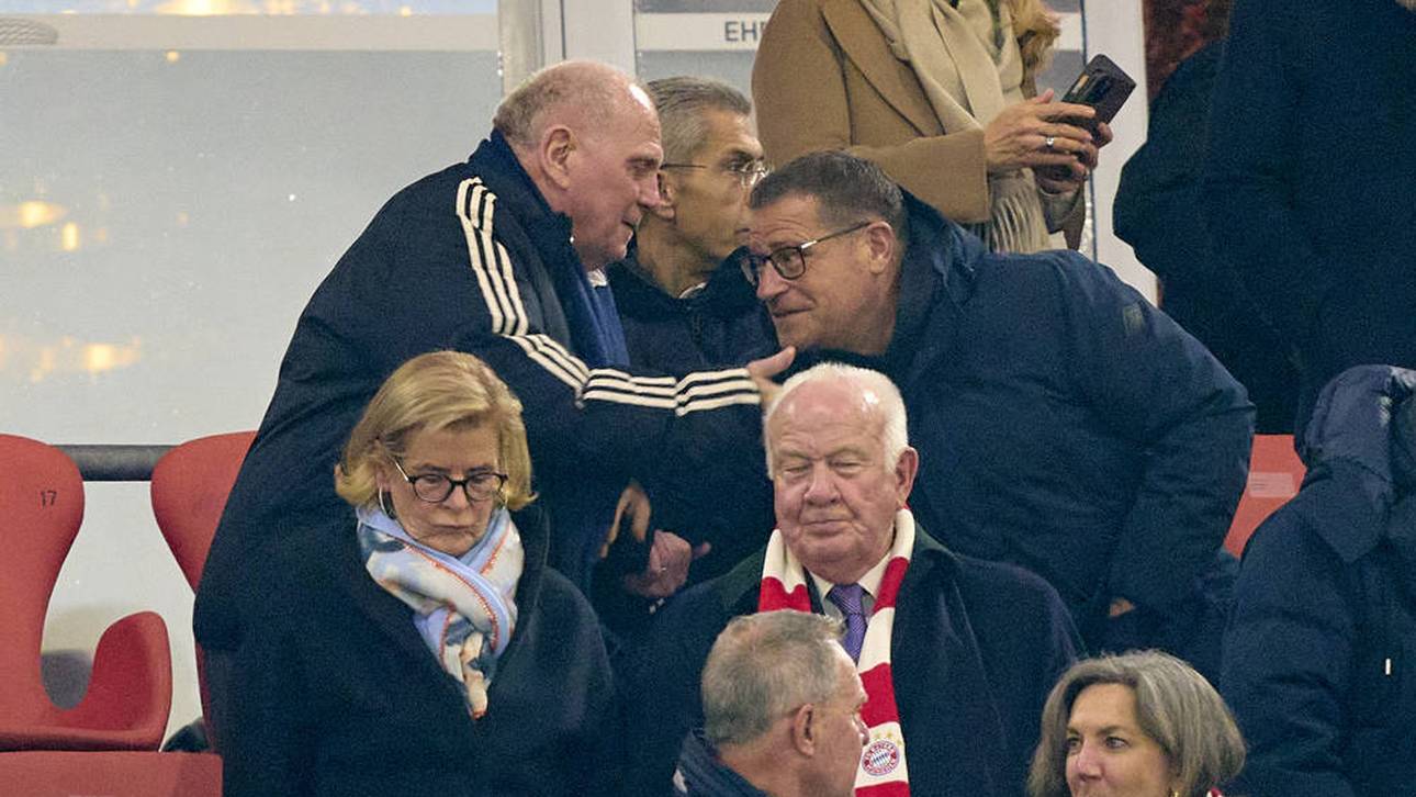 Uli Hoeneß mit Max Eberl