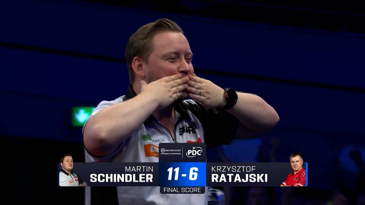 Er schreibt Geschichte: Schindler im EM-Finale