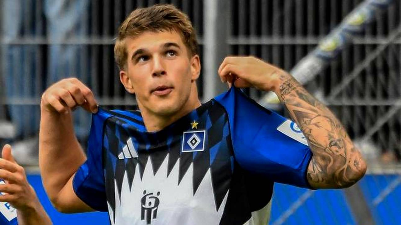 Luka Vuskovic erzielte das erste Bundesligator des HSV seit sieben Jahren