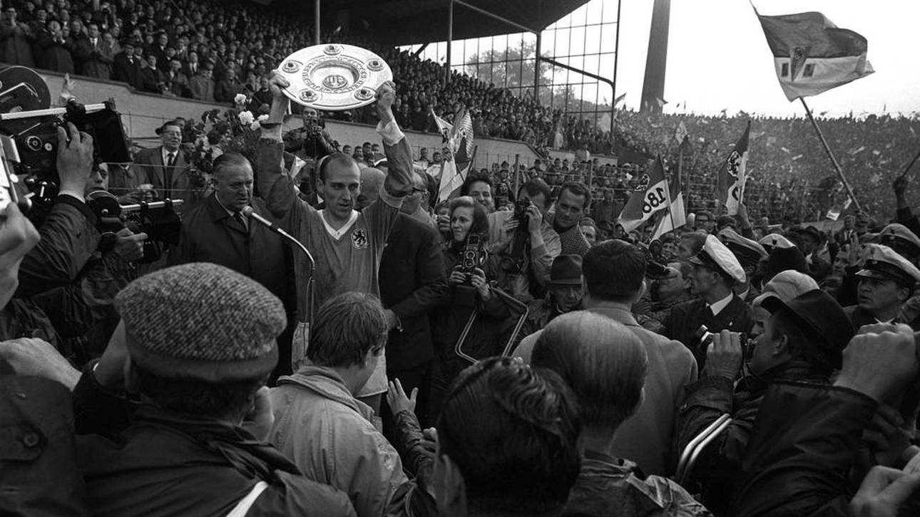 Der TSV 1860 München gewinnt 1966 zum bisher ersten und einzigen Mal die Deutsche Meisterschaft