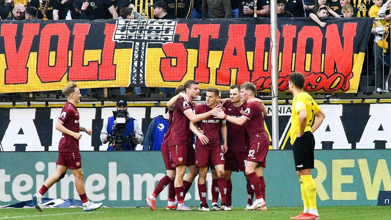 3. Liga: Dresden behauptet Spitze