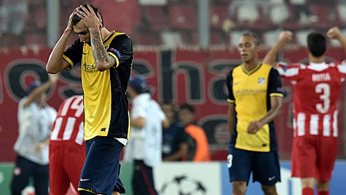 Mario Madzukic trifft zwar für Atletico, kann die Pleite aber nicht verhindern. Am Ende gewinnt Piräus 3:2
                  
                  
                  