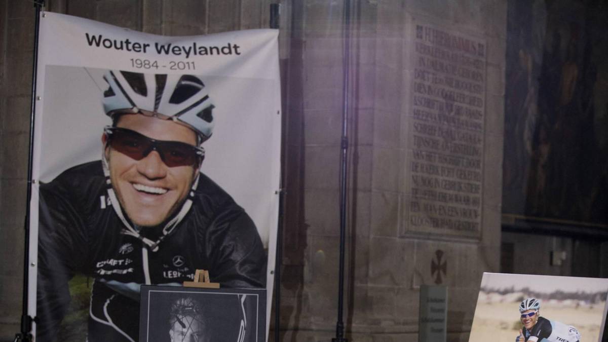 WOUTER WEYLANDT, Belgien, gestorben am 9. Mai 2011: Weylandt stürzte während des Giro d'Italia auf der Abfahrt vom Bocca-Pass und starb trotz sofortiger Wiederbelebungsversuche noch an der Unfallstelle
