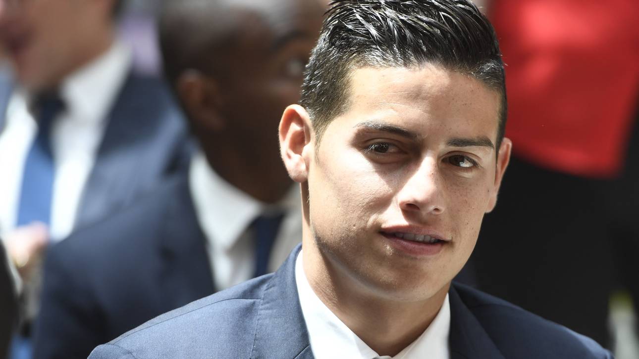 Die Vorstellung von James Rodriguez im Stream