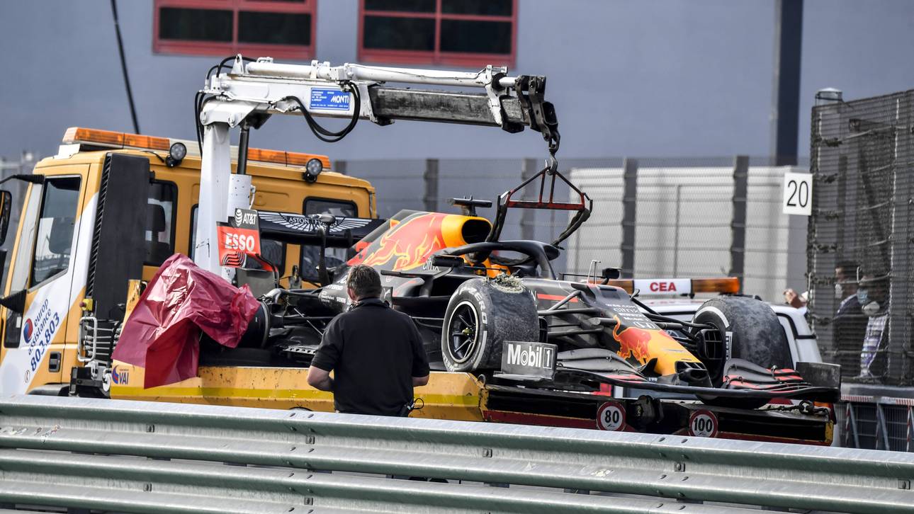 Reifenschaden erbost Verstappen