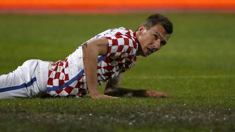Mario Mandzukic muss mit Kroatien zwei Mal ohne Fans auskommen