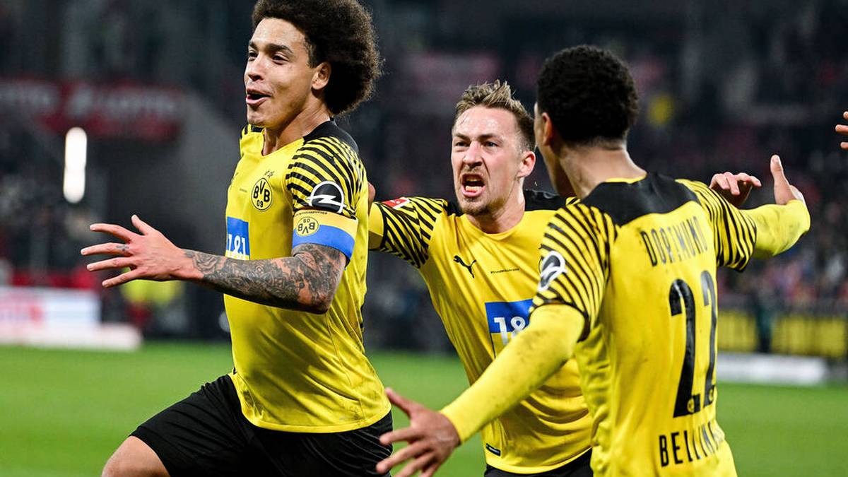 Axel Witsel erlöste  Borussia Dortmund mit seinem Siegtreffer gegen den 1. FSV Mainz 05
