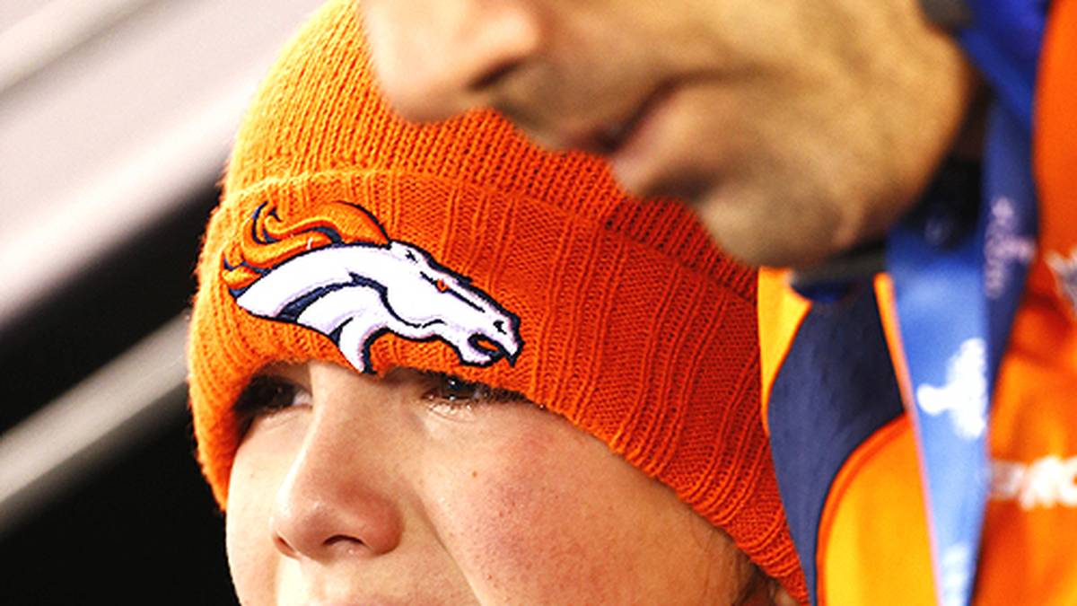 Dagegen sind auch die kleinsten Broncos-Anhänger untröstlich