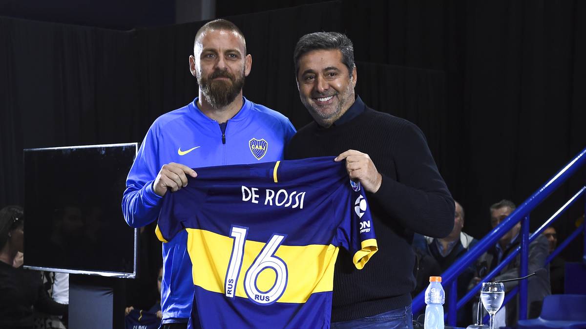Das der Boca Juniors. In Italiens Hauptstadt wird er auf ewig eine Roma-Legende bleiben