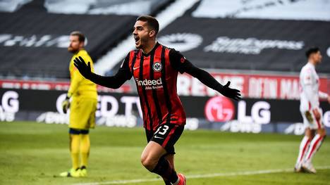 André Silva erzielte gegen Köln seinen 18. Saisontreffer