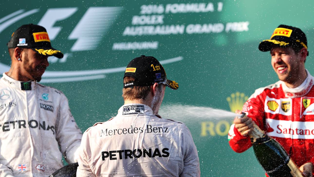 Vettel und Hamilton veralbern Rosberg
