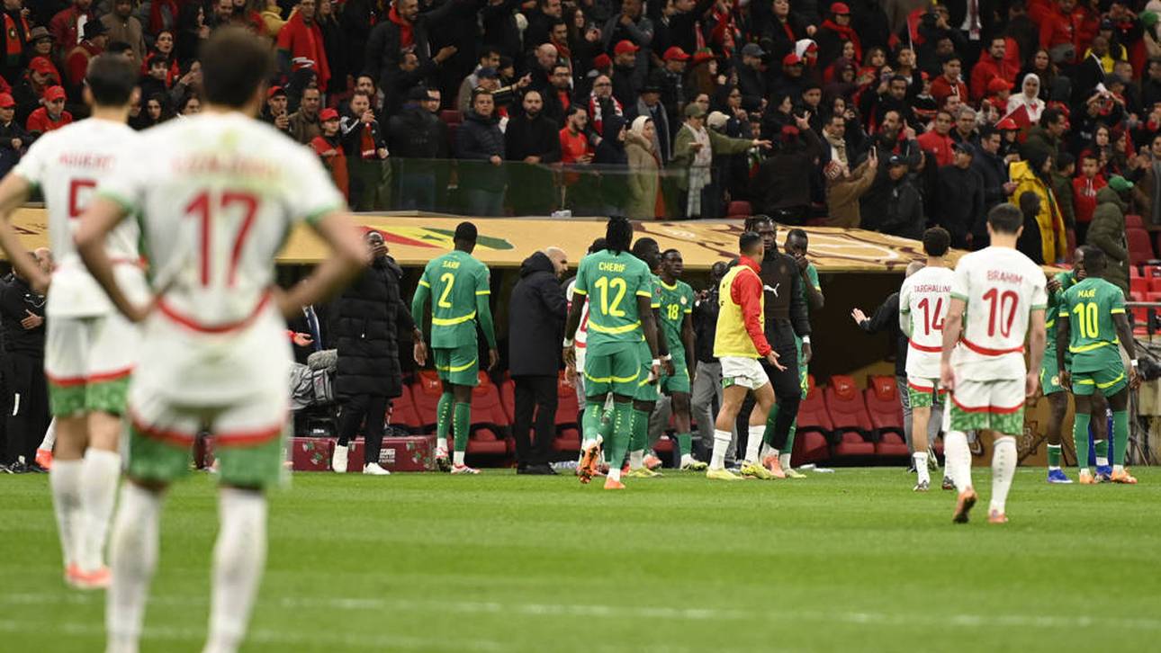 Senegals Spieler verließen den Platz