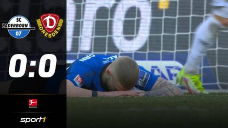Paderborn musste sich in der Partie gegen Dresden, trotz guter Möglichkeiten, mit einer Nullnummer begnügen.