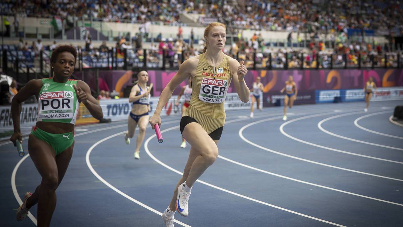 Skadi Schier war die deutsche Starterin in der 4X400-m-Staffel