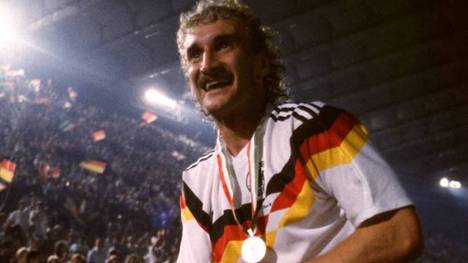 Rudi Völler wurde 1990 in Rom Weltmeister