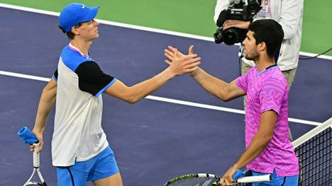 Nächste Generation im Tennis: Sinner (l.) und Alcaraz