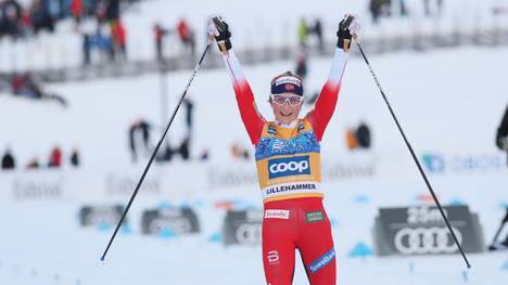 Therese Johaug hat die Auftaktetappe der Tour de Ski gewonnen