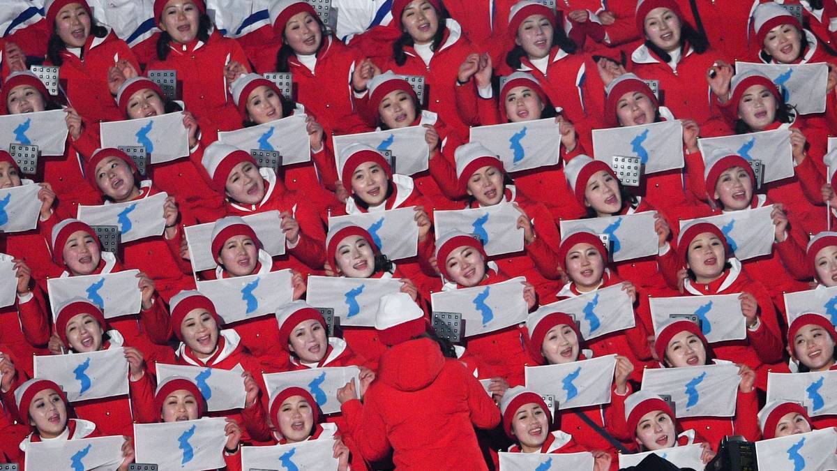 Vor der Eröffnungsfeier gibt es noch letzte Instruktionen