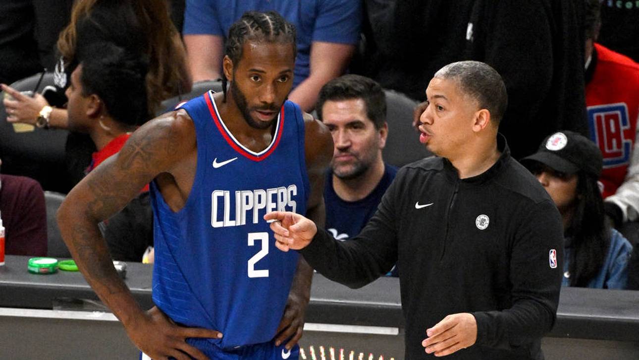 Clippers-Coach Tyrone Lue, hier mit Kawhi Leonard, muss mit vielen Stars umgehen