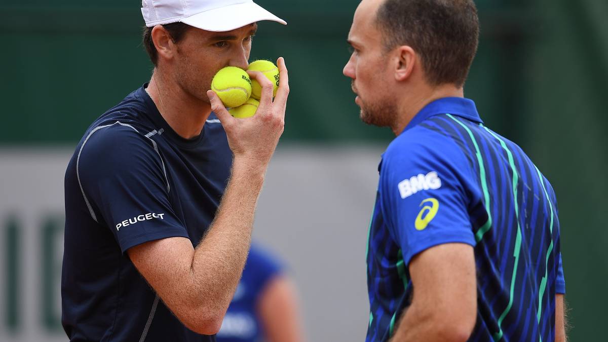 Ob das so nett war, was Jamie Murray seinem brasilianischen Gegner Bruna Soares da zwischen zwei Bällen zuflüstert?