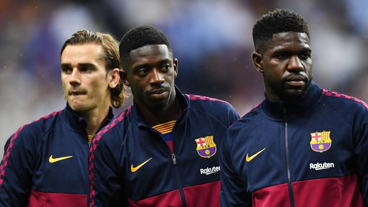 Dembélé ist aber nicht der einzige Franzose bei Barcelona, der in dieser Saison nicht richtig in Fahrt kommt