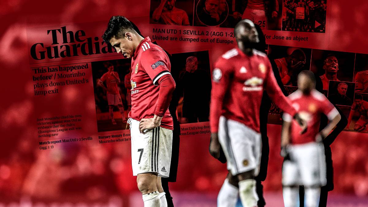 Nach dem überraschenden Champions-League-Aus gegen Sevilla rechnet Englands Presse mit ManUnited und Jose Mourinho ab. Spanien feiert Super-Joker Ben Yedder. SPORT1 zeigt internationale Pressestimmen